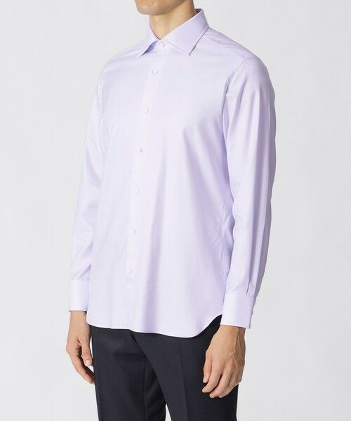 Paul Stuart / ポール・スチュアート シャツ・ブラウス | シャドウパケ柄　セミワイドカラードレスシャツ | 詳細4