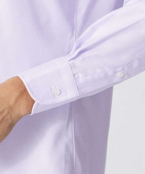 Paul Stuart / ポール・スチュアート シャツ・ブラウス | シャドウパケ柄　セミワイドカラードレスシャツ | 詳細6