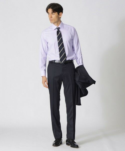 Paul Stuart / ポール・スチュアート シャツ・ブラウス | シャドウパケ柄　セミワイドカラードレスシャツ | 詳細2