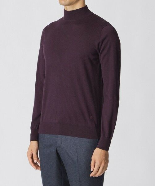 Paul Stuart / ポール・スチュアート ニット・セーター | 【ウォッシャブル】【WEB・一部店舗限定】コットン ウールハイネックセーター | 詳細8