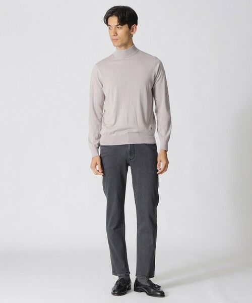 Paul Stuart / ポール・スチュアート ニット・セーター | 【ウォッシャブル】【WEB・一部店舗限定】コットン ウールハイネックセーター | 詳細1