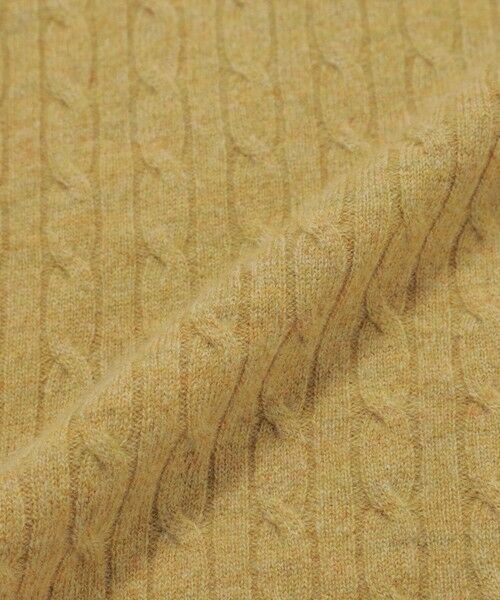 Paul Stuart / ポール・スチュアート ニット・セーター | メランジケーブルクルーネックセーター | 詳細13