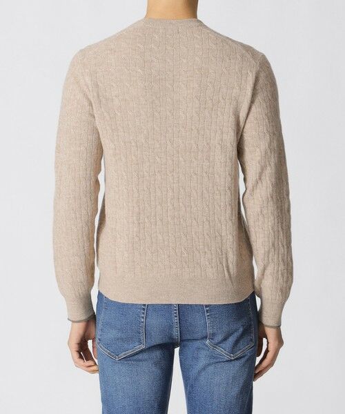 Paul Stuart / ポール・スチュアート ニット・セーター | 【WEB・一部店舗限定】ミニケーブル柄クルーネックセーター | 詳細6