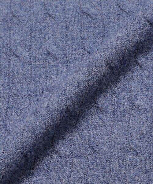 Paul Stuart / ポール・スチュアート ニット・セーター | 【WEB・一部店舗限定】ミニケーブル柄クルーネックセーター | 詳細9