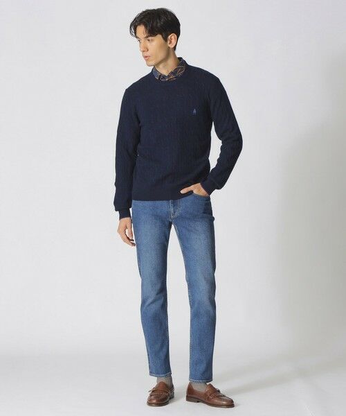 Paul Stuart / ポール・スチュアート ニット・セーター | 【WEB・一部店舗限定】ミニケーブル柄クルーネックセーター | 詳細2