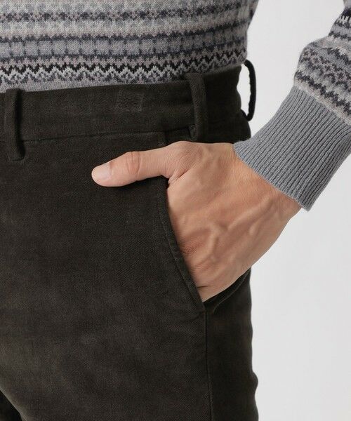 Paul Stuart / ポール・スチュアート パンツ | 二重織コットンスエードパンツ | 詳細11
