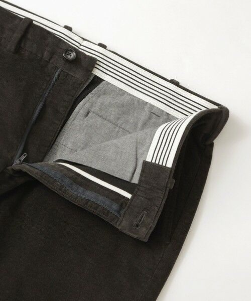 Paul Stuart / ポール・スチュアート パンツ | 二重織コットンスエードパンツ | 詳細12