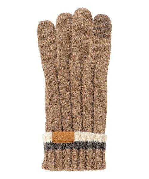 Paul Stuart / ポール・スチュアート 手袋 | 【WEB限定】ケーブル編みグローブ | 詳細1