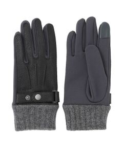 Paul Stuart / ポール・スチュアート 手袋 | 【WEB限定】レザーコンビグローブ