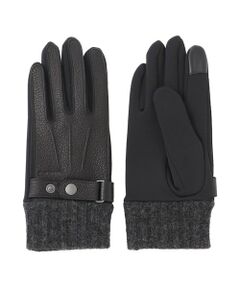 Paul Stuart / ポール・スチュアート 手袋 | 【WEB限定】レザーコンビグローブ