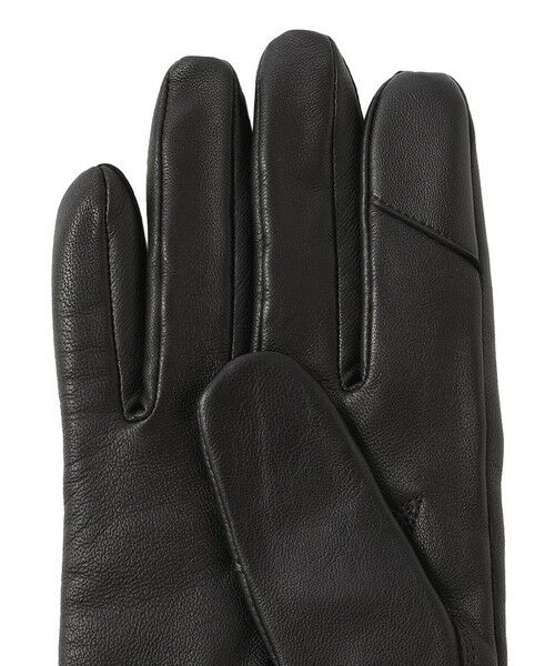 Paul Stuart / ポール・スチュアート 手袋 | 【WEB限定】レザーニットコンビグローブ | 詳細2