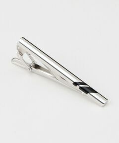 Paul Stuart / ポール・スチュアート アクセサリー | ダブルストライプオニキスタイバー/ネクタイピン(化粧箱付き)