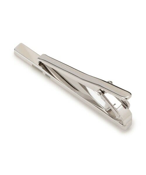 Paul Stuart / ポール・スチュアート アクセサリー | ダブルストライプシェルタイバー/ネクタイピン(化粧箱付き) | 詳細1
