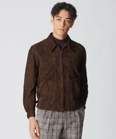Paul Stuart / ポール・スチュアート ブルゾン | 【数量限定】【COLLECTION LINE】スエードレザージャケット