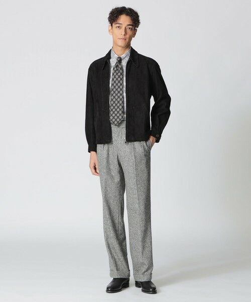 Paul Stuart / ポール・スチュアート ブルゾン | 【数量限定】【COLLECTION LINE】スエードレザージャケット | 詳細1