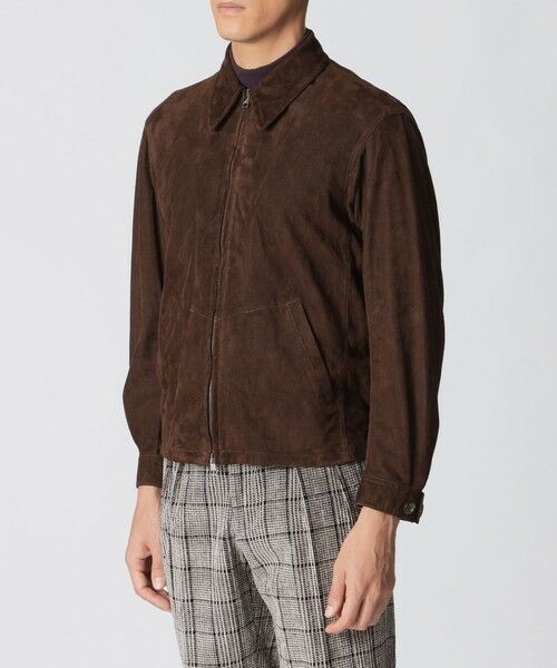 Paul Stuart / ポール・スチュアート ブルゾン | 【数量限定】【COLLECTION LINE】スエードレザージャケット | 詳細5