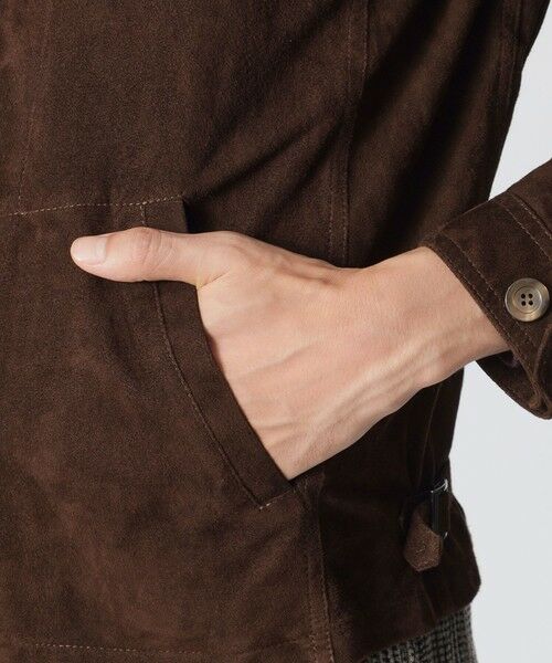 Paul Stuart / ポール・スチュアート ブルゾン | 【数量限定】【COLLECTION LINE】スエードレザージャケット | 詳細7
