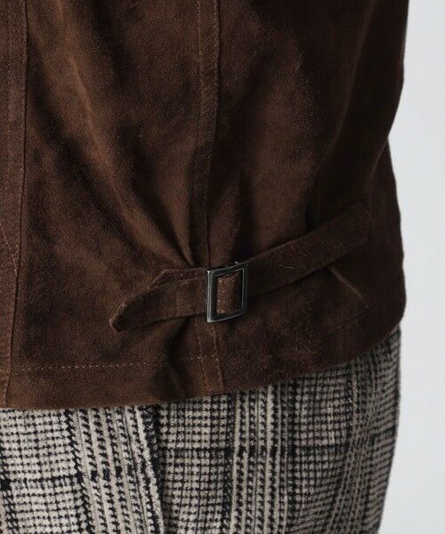 Paul Stuart / ポール・スチュアート ブルゾン | 【数量限定】【COLLECTION LINE】スエードレザージャケット | 詳細8