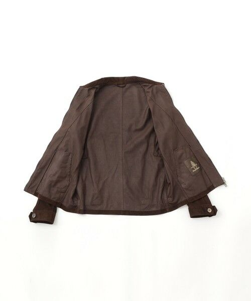 Paul Stuart / ポール・スチュアート ブルゾン | 【数量限定】【COLLECTION LINE】スエードレザージャケット | 詳細10