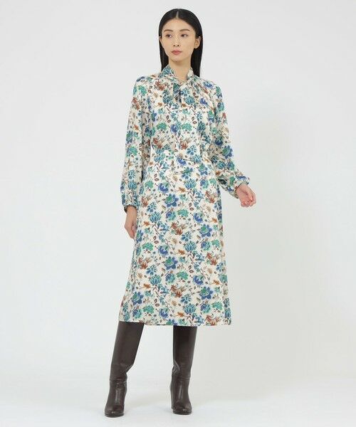 Paul Stuart / ポール・スチュアート シャツ・ブラウス | 【ウォッシャブル】サラサフラワー　ブラウス | 詳細1