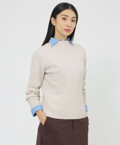 Paul Stuart / ポール・スチュアート ニット・セーター | 【WEB・一部店舗限定】ウールカシミヤ　プルオーバー