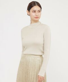 Paul Stuart / ポール・スチュアート ニット・セーター | 【ウォッシャブル】ハイゲージラメリブニット　プルオーバー