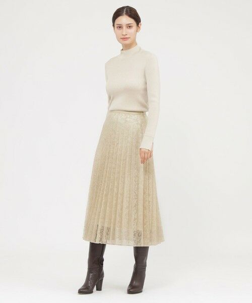 Paul Stuart / ポール・スチュアート ニット・セーター | 【ウォッシャブル】ハイゲージラメリブニット　プルオーバー | 詳細3