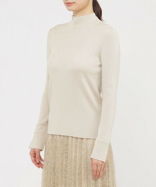 Paul Stuart / ポール・スチュアート ニット・セーター | 【ウォッシャブル】ハイゲージラメリブニット　プルオーバー | 詳細6