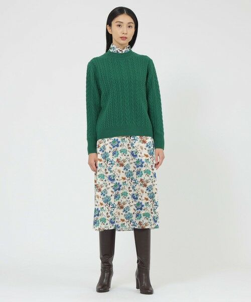 Paul Stuart / ポール・スチュアート スカート | 【ウォッシャブル】サラサフラワー　スカート | 詳細2