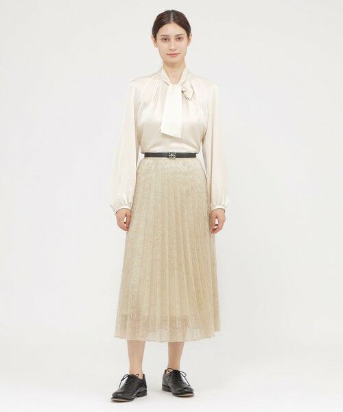 Paul Stuart / ポール・スチュアート スカート | 【ウォッシャブル】オーガンジーフロッキー　スカート | 詳細3