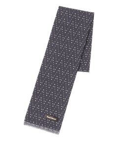 Paul Stuart / ポール・スチュアート マフラー・ショール・スヌード・ストール | ランダムドット柄プリント　ミニストール