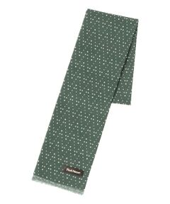 Paul Stuart / ポール・スチュアート マフラー・ショール・スヌード・ストール | ランダムドット柄プリント　ミニストール