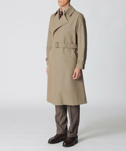 Paul Stuart / ポール・スチュアート その他アウター | 【数量限定】「COLLECTION LINE」無地柄　ウールコットン　クリフォードコート（タイロッケンコート） | 詳細3