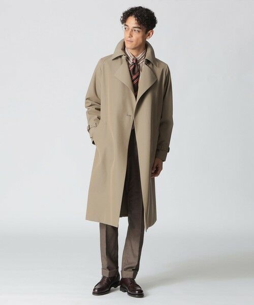 Paul Stuart / ポール・スチュアート その他アウター | 【数量限定】「COLLECTION LINE」無地柄　ウールコットン　クリフォードコート（タイロッケンコート） | 詳細1