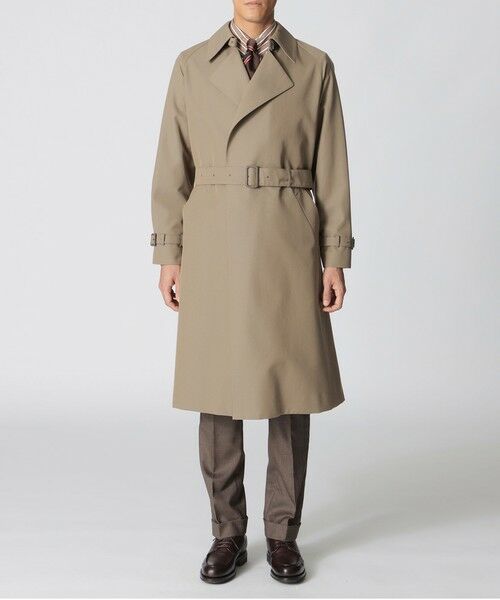 Paul Stuart / ポール・スチュアート その他アウター | 【数量限定】「COLLECTION LINE」無地柄　ウールコットン　クリフォードコート（タイロッケンコート） | 詳細2