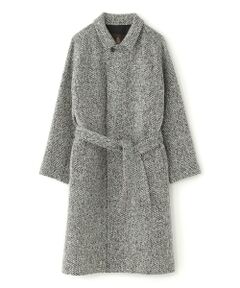 Paul Stuart / ポール・スチュアート その他アウター | 【数量限定】「COLLECTION LINE」ドニゴール調ツイード　ベルテッドバルマカーンコート