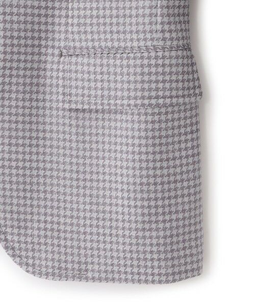 Paul Stuart / ポール・スチュアート その他アウター | 【数量限定】「COLLECTION LINE」三者混ハウンドトゥース柄 ノッチドワイドラペル シングル2ボタンジャケット | 詳細4