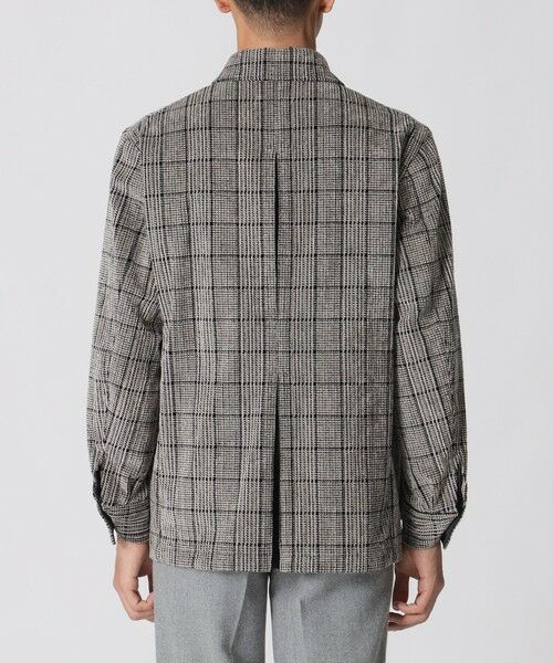 Paul Stuart / ポール・スチュアート ブルゾン | 【数量限定】「COLLECTION LINE」グレナカートチェック柄 コットンベロア チョアジャケット | 詳細4