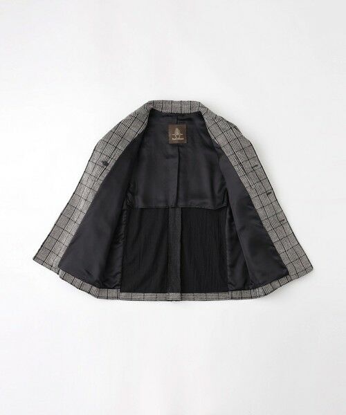 Paul Stuart / ポール・スチュアート ブルゾン | 【数量限定】「COLLECTION LINE」グレナカートチェック柄 コットンベロア チョアジャケット | 詳細11