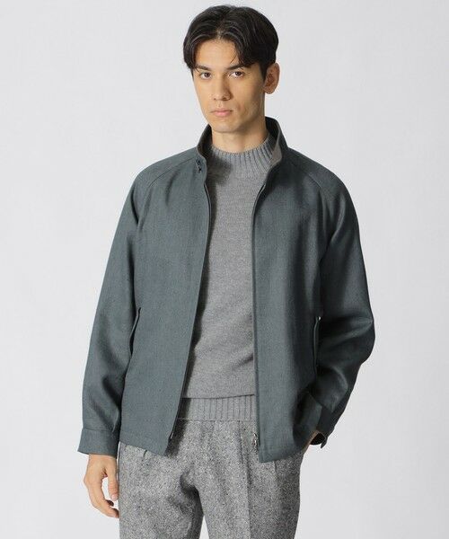 Paul Stuart / ポール・スチュアート ブルゾン | 【数量限定】「COLLECTION LINE」リネンウール G-4ブルゾン(カーキ)