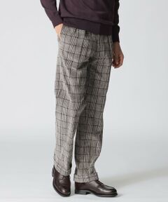 Paul Stuart / ポール・スチュアート その他パンツ | 【数量限定】「COLLECTION LINE」グレナカートチェック柄　コットンベロアパンツ