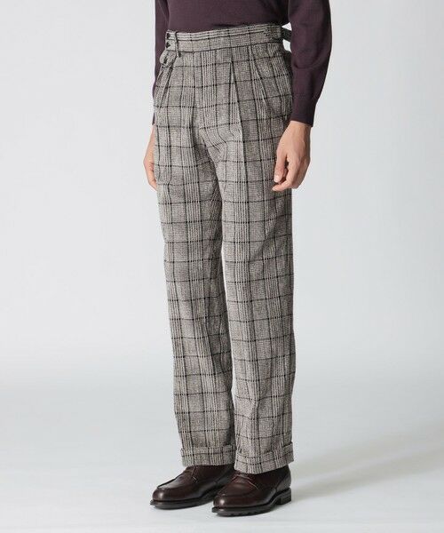 Paul Stuart / ポール・スチュアート その他パンツ | 【数量限定】「COLLECTION LINE」グレナカートチェック柄　コットンベロアパンツ | 詳細3