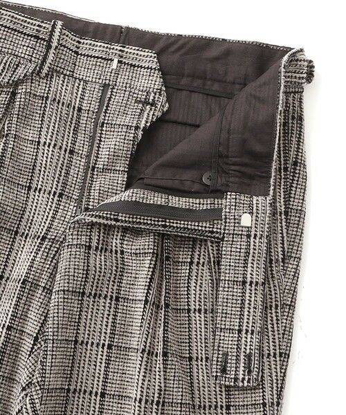 Paul Stuart / ポール・スチュアート その他パンツ | 【数量限定】「COLLECTION LINE」グレナカートチェック柄　コットンベロアパンツ | 詳細6