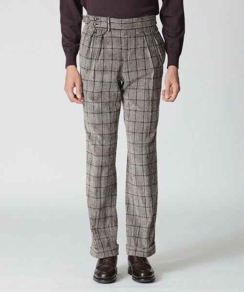 Paul Stuart / ポール・スチュアート その他パンツ | 【数量限定】「COLLECTION LINE」グレナカートチェック柄　コットンベロアパンツ | 詳細2