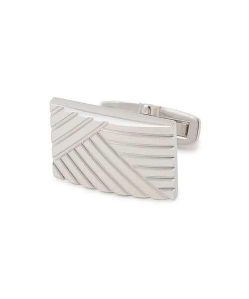 Paul Stuart / ポール・スチュアート アクセサリー | ランダムストライプカフリンクス/カフスボタン(化粧箱付き) | 詳細1