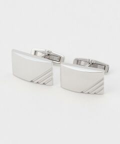 Paul Stuart / ポール・スチュアート アクセサリー | コーナーストライプカフリンクス/カフスボタン(化粧箱付き)