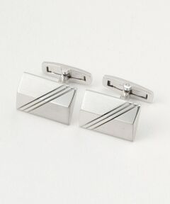 Paul Stuart / ポール・スチュアート アクセサリー | トライアングルストライプカフリンクス/カフスボタン(化粧箱付き)