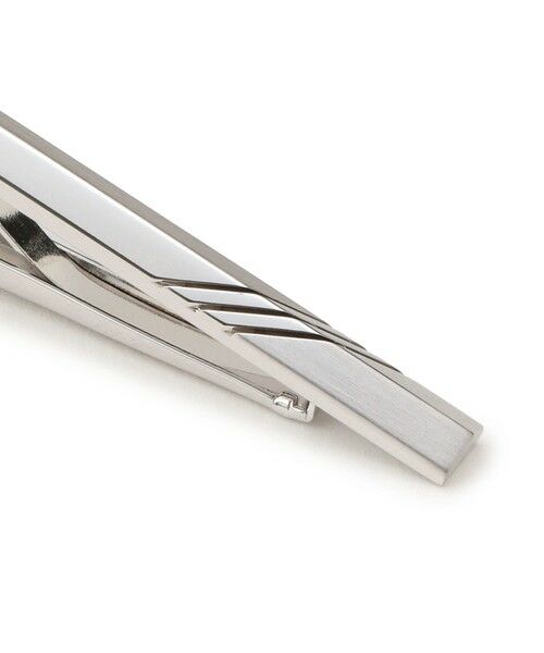 Paul Stuart / ポール・スチュアート アクセサリー | トライアングルストライプタイバー/ネクタイピン(化粧箱付き) | 詳細3