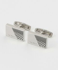 Paul Stuart / ポール・スチュアート アクセサリー | ハーフダイヤカットカフリンクス/カフスボタン(化粧箱付き)