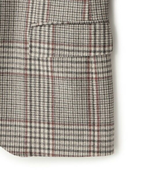 Paul Stuart / ポール・スチュアート その他アウター | 【WEB・一部店舗限定】【RING JACKET】PS別注・ベージュチェックジャケット | 詳細4